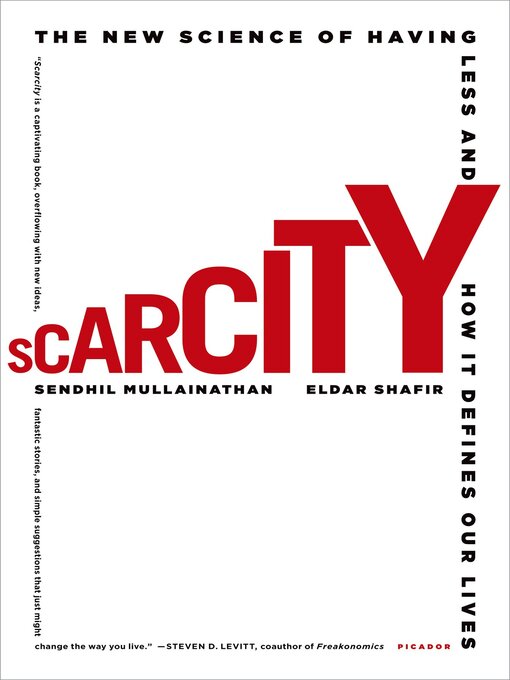 Title details for Scarcity by Sendhil Mullainathan - Wait list